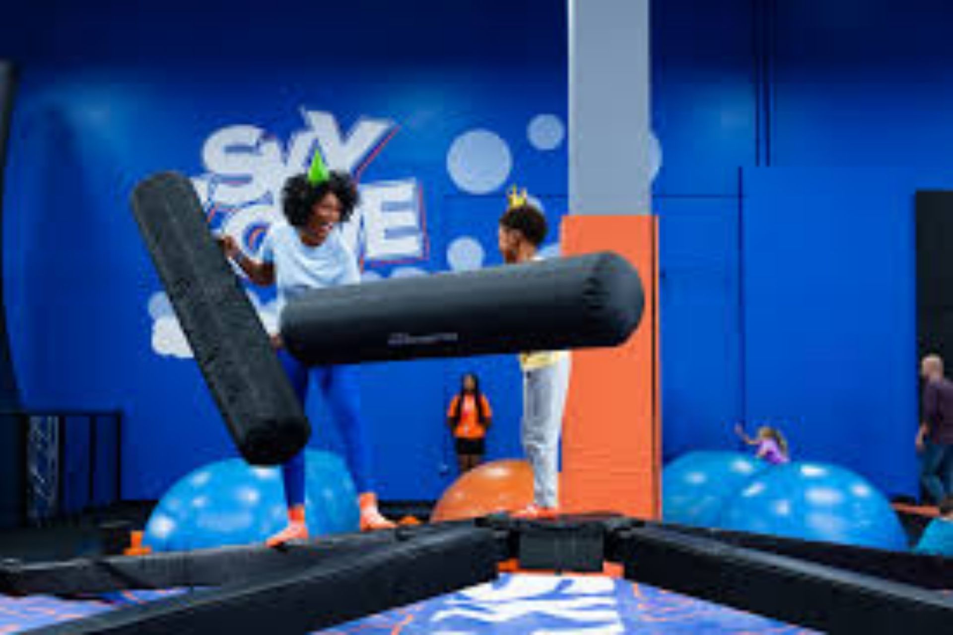 Sky Zone joust Las Vegas kids